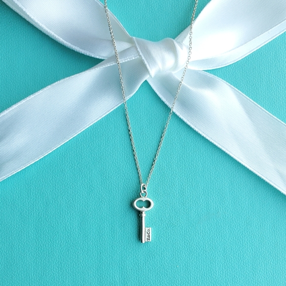Tiffany & Co. Jewelry - Mini key pendant necklace